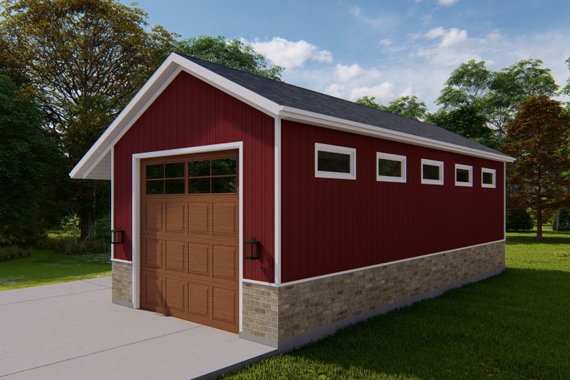 House Plan Design - Exterior - Front Elevation 3 for Traditional House Plan #1060-159, 1 bath