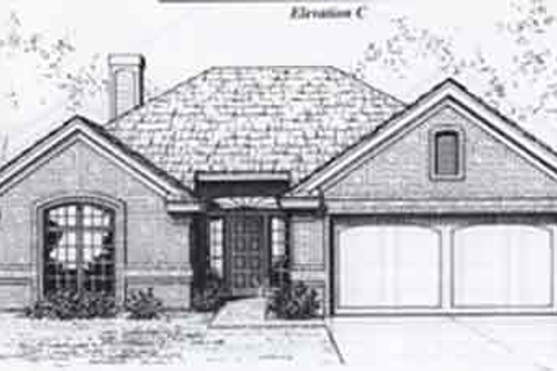 Traditional Style House Plan - 3 Beds 2 Baths 1239 Sq/Ft Plan #310-887