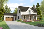 Farmhouse Style House Plan - 5 Beds 3 Baths 2508 Sq/Ft Plan #48-1081 