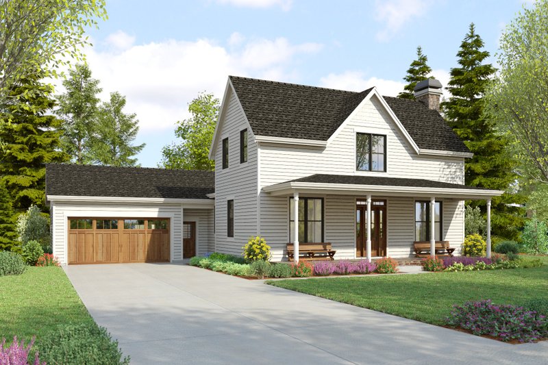 Farmhouse Style House Plan - 5 Beds 3 Baths 2508 Sq/Ft Plan #48-1081