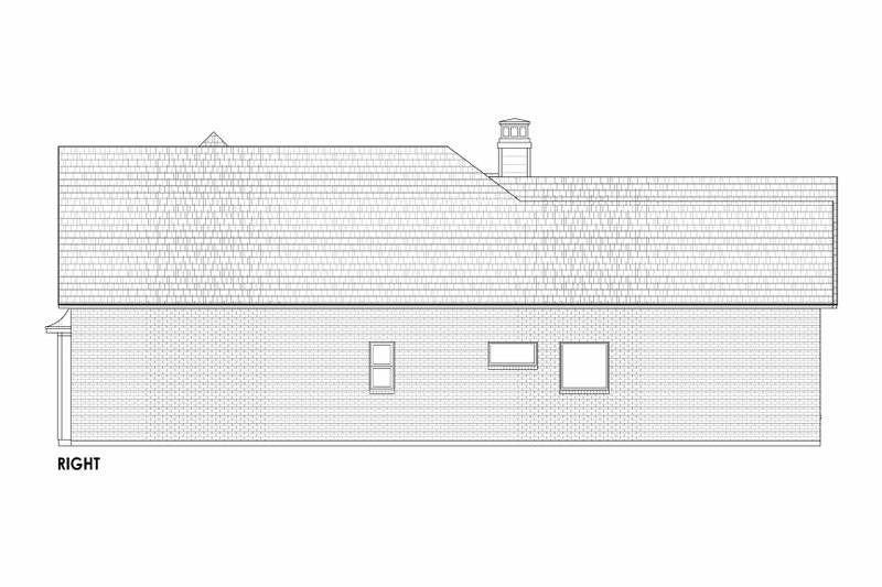 Home Plan - Exterior - Other Elevation 1 for Cottage House Plan #1096-107 - 4 bed, 2 bath