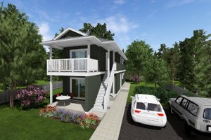 Farmhouse Exterior - Front Elevation Plan #126-291