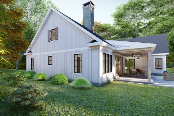 Exterior - Other Elevation 1 for Farmhouse House Plan #1094-12 - 3 bed, 2 bath