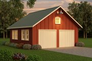 Farmhouse Style House Plan - 0 Beds 0 Baths 676 Sq/Ft Plan #888-19 