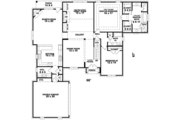 European Style House Plan - 4 Beds 3 Baths 2992 Sq/Ft Plan #81-1194 