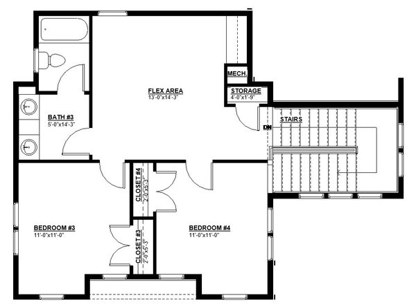 Home Plan - Farmhouse Floor Plan - Upper Floor Plan #895-145