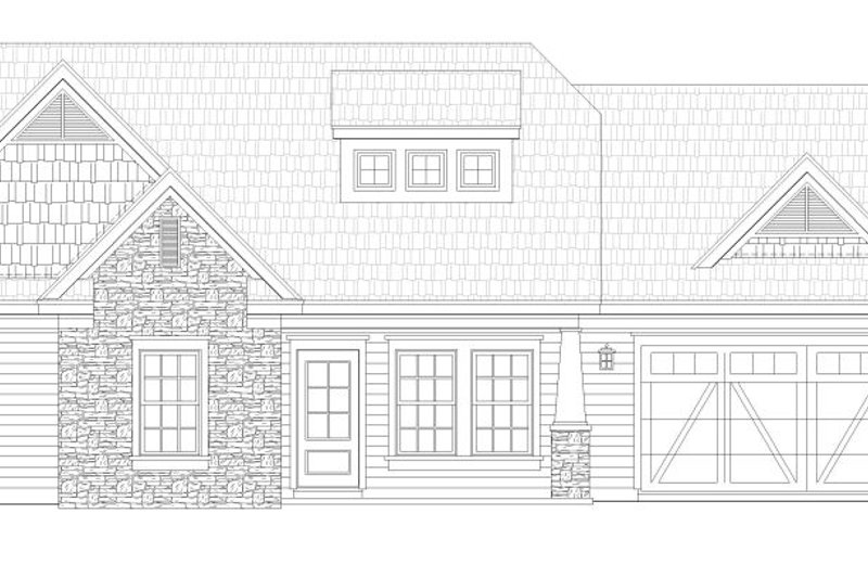 Dream House Plan - Exterior - Front Elevation 3 for Craftsman House Plan #932-205 - 3 bed, 2 bath
