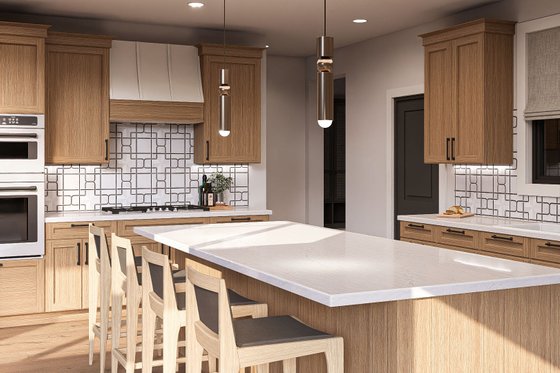 Interior - Kitchen 1 for Craftsman House Plan #455-212 - 2 bed, 2.5 bath