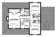 European Style House Plan - 3 Beds 2.5 Baths 2216 Sq/Ft Plan #138-141 