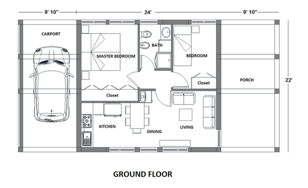 House Plan Design - Modern Floor Plan - Main Floor Plan #542-8