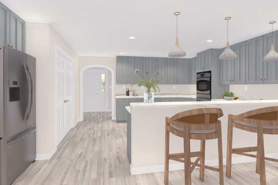 Interior - Kitchen for Ranch House Plan #1060-267 - 3 bed, 2 bath