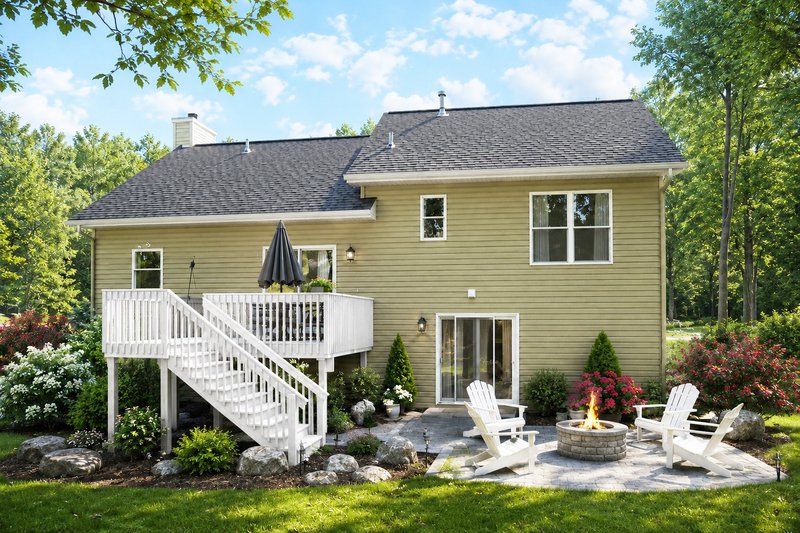 Dream House Plan - Exterior - Rear Elevation for Craftsman House Plan #928-118 - 3 bed, 3 bath