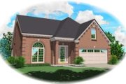 European Style House Plan - 3 Beds 2.5 Baths 1771 Sq/Ft Plan #81-739 