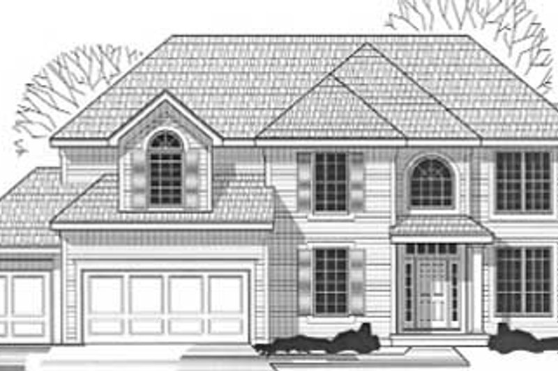 Traditional Style House Plan - 4 Beds 3 Baths 2585 Sq/Ft Plan #67-326