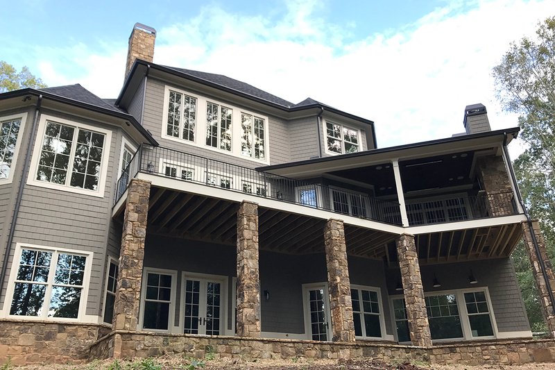 House Plan Design - Exterior - Rear Elevation for Traditional House Plan #437-86 - 4 bed, 3.5 bath