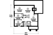 Cabin Style House Plan - 3 Beds 1 Baths 3256 Sq/Ft Plan #25-4737 