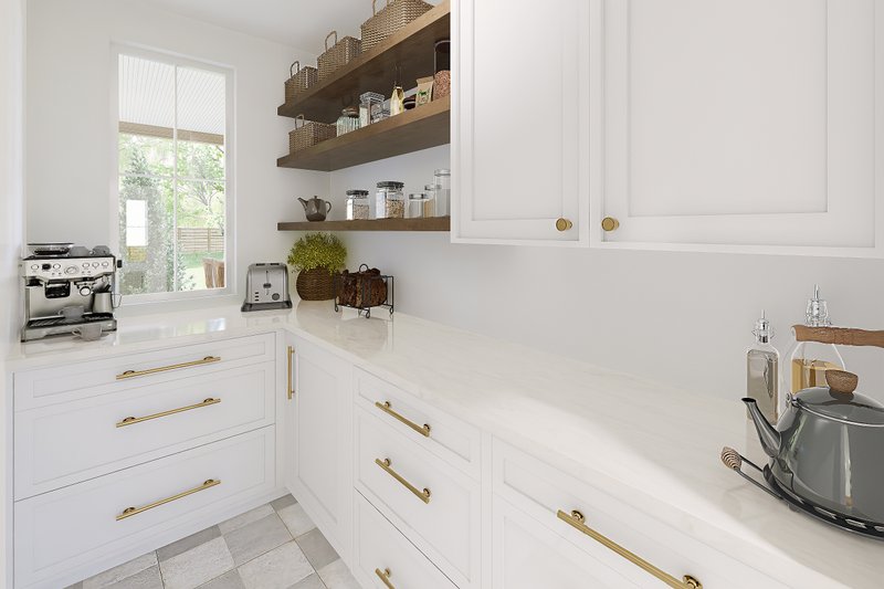 Architectural House Design - Interior - Kitchen 1 for Farmhouse House Plan #23-2833 - 3 bed, 2.5 bath