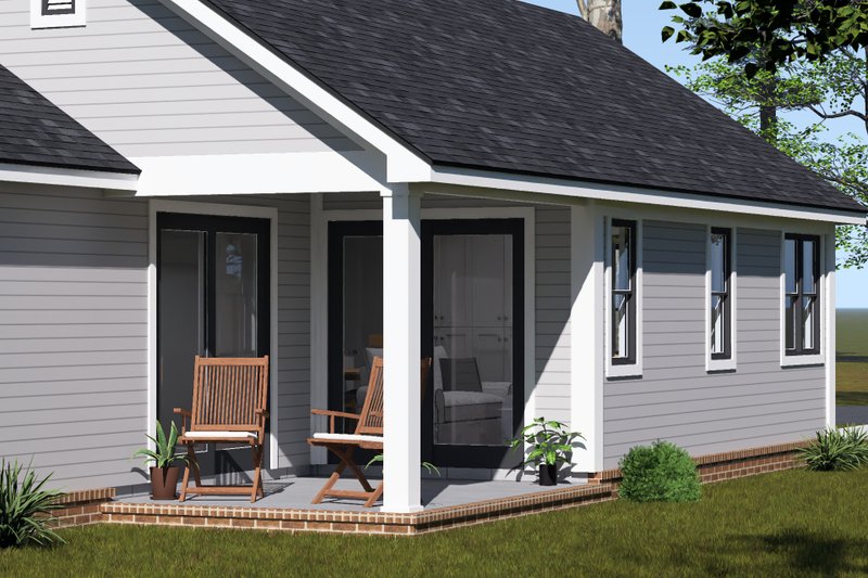 Dream House Plan - Exterior - Other Elevation 1 for Cottage House Plan #513-2444 - 2 bed, 2 bath