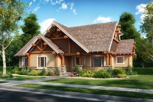 Architectural House Design - Country Exterior - Front Elevation Plan #942-27
