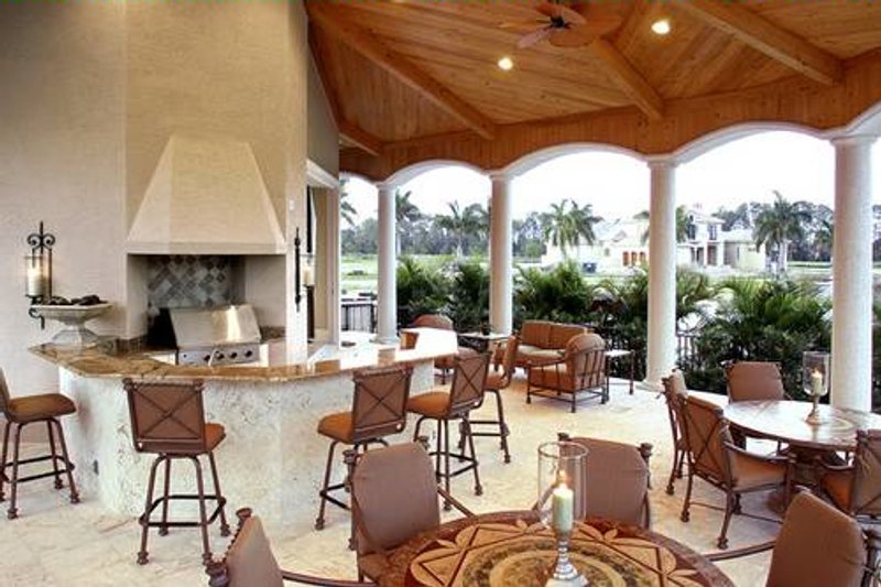 House Plan Design - Exterior - Outdoor Living 1 for Mediterranean House Plan #27-216 - 5 bed, 5.5 bath