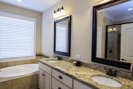 Interior - Master Bathroom for European House Plan #929-957 - 3 bed, 3 bath