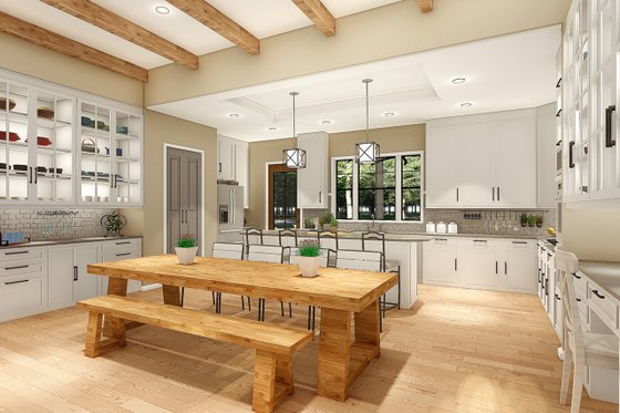 Interior - Kitchen for Farmhouse House Plan #406-9653 - 3 bed, 2 bath