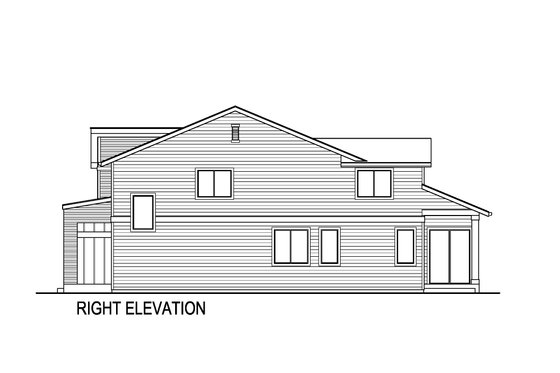 Exterior - Other Elevation 1 for Contemporary House Plan #569-82 - 4 bed, 3.5 bath