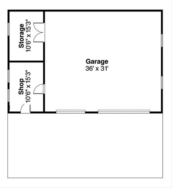 Home Plan - Traditional Floor Plan - Main Floor Plan #124-801