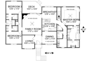 Southern Style House Plan - 3 Beds 2.5 Baths 2197 Sq/Ft Plan #56-169 