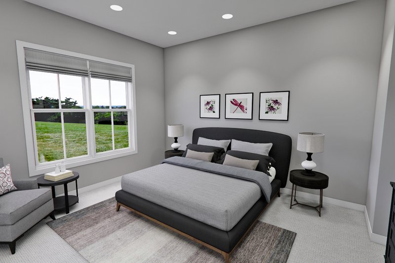 House Design - Interior - Master Bedroom for Farmhouse House Plan #51-1273 - 4 bed, 3.5 bath