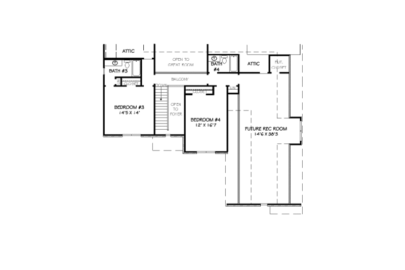 European Style House Plan - 4 Beds 4 Baths 3012 Sq/Ft Plan #424-20 ...