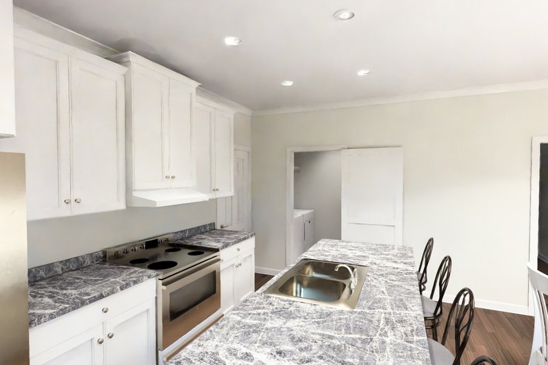 Architectural House Design - Interior - Kitchen 1 for Modern House Plan #513-2470 - 3 bed, 2 bath