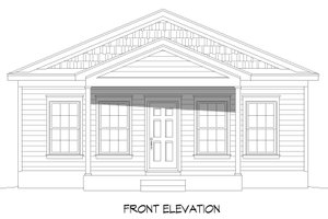 Exterior - Front Elevation 3 for Modern House Plan #932-894 - 3 bed, 2 bath