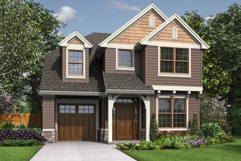 House Design - Cottage Exterior - Front Elevation Plan #48-674