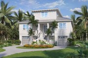 Beach Style House Plan - 3 Beds 3.5 Baths 2465 Sq/Ft Plan #938-128 