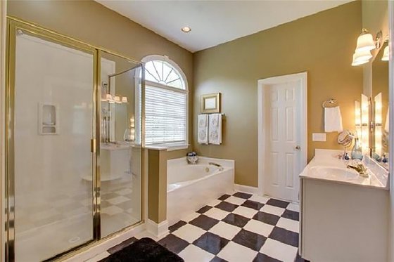 Interior - Master Bathroom for Classical House Plan #137-124 - 4 bed, 3 bath