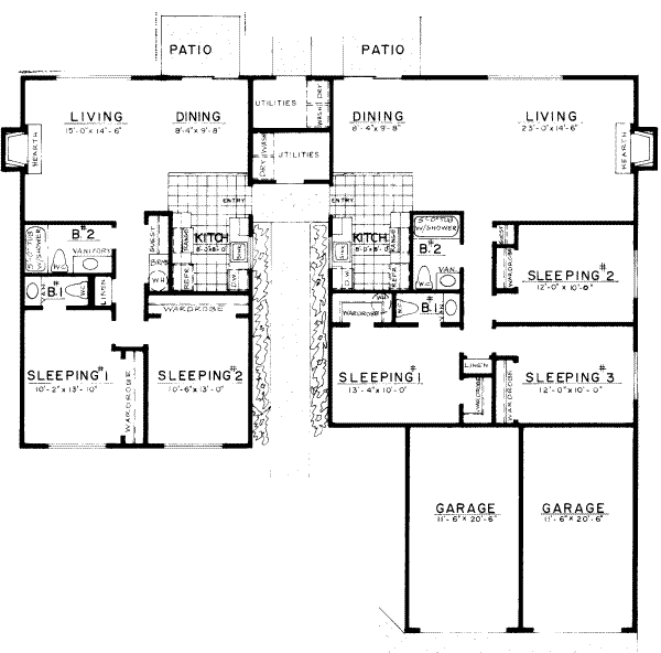 Modern Floor Plan - Main Floor Plan #303-146
