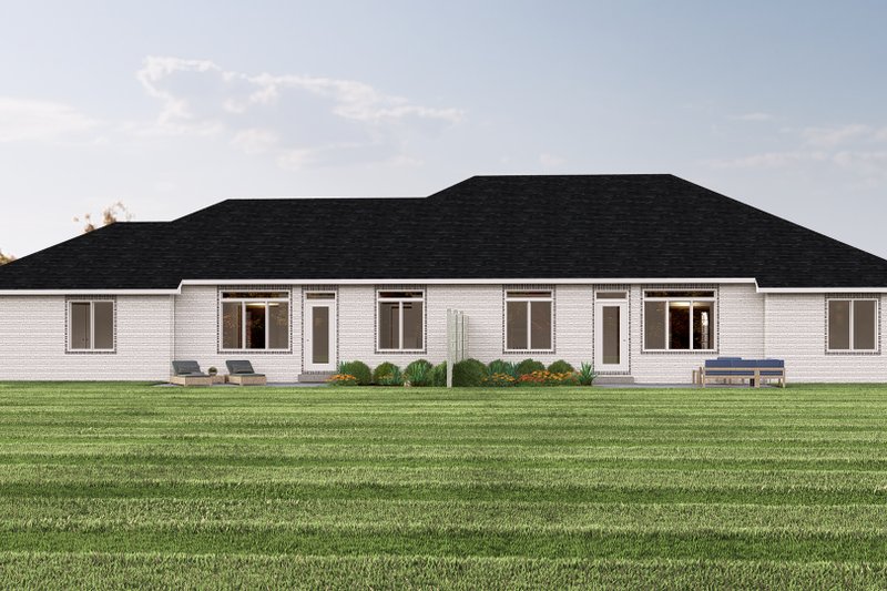 Home Plan - Exterior - Rear Elevation for Craftsman House Plan #1064-329 - 2 bed, 2 bath