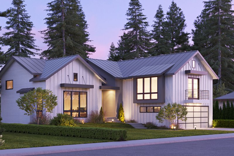 House Blueprint - Photo for Contemporary House Plan #1066-158 - 4 bed, 3 bath
