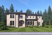 Mediterranean Style House Plan - 5 Beds 5 Baths 4206 Sq/Ft Plan #1066-46 