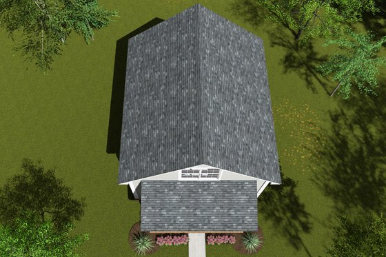 Exterior - Other Elevation 3 for Cottage House Plan #513-2243 - 1 bed, 1 bath