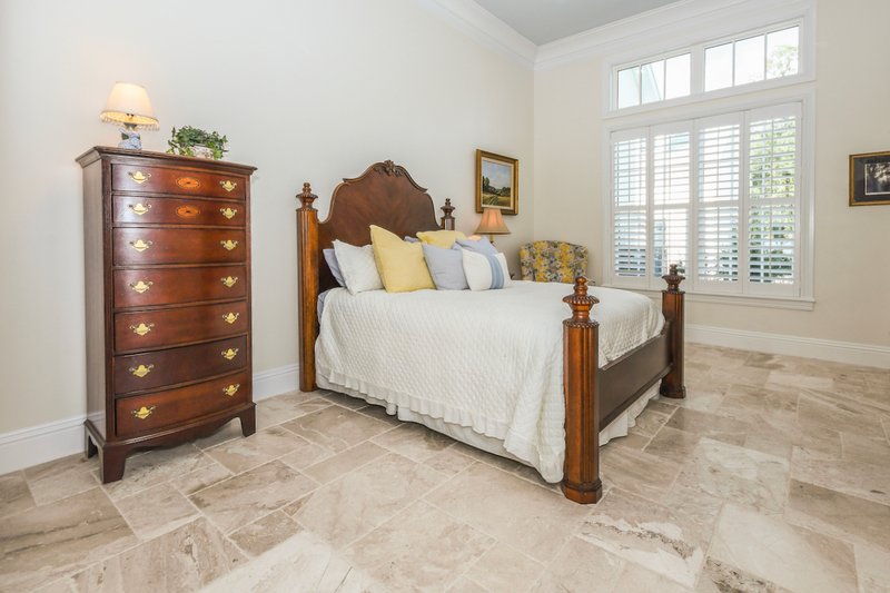 House Blueprint - Interior - Bedroom 1 for Colonial House Plan #1058-222 - 4 bed, 5.5 bath