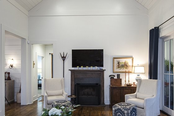 Interior - Family Room 1 for Country House Plan #929-8 - 3 bed, 2 bath