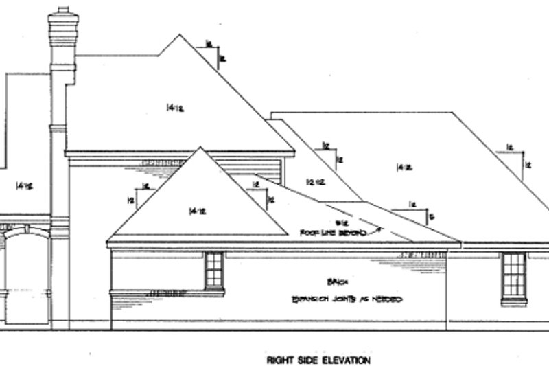 Dream House Plan - Exterior - Other Elevation for European House Plan #410-384 - 4 bed, 2.5 bath