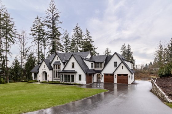 Exterior - Front Elevation 7 for European House Plan #1114-12 - 6 bed, 4.5 bath