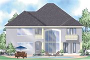 Mediterranean Style House Plan - 5 Beds 5.5 Baths 4465 Sq/Ft Plan #930-289 Exterior 