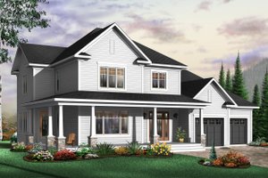 Traditional Exterior - Front Elevation Plan #23-410