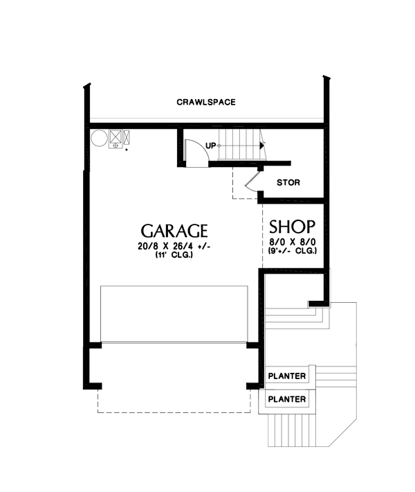Dream House Plan - Contemporary Floor Plan - Lower Floor Plan #48-991