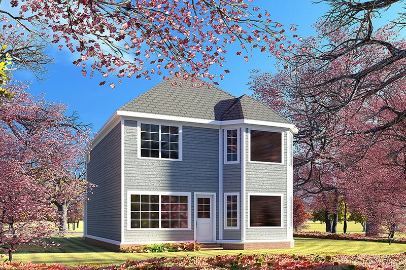 Home Plan - Exterior - Rear Elevation for Craftsman House Plan #923-196 - 3 bed, 2.5 bath