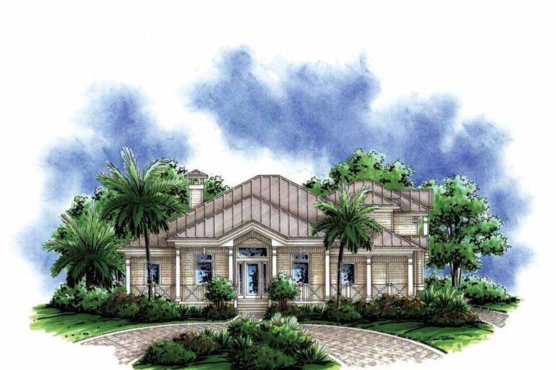 Home Plan - Exterior - Front Elevation 3 for Country House Plan #1017-149 - 4 bed, 3.5 bath